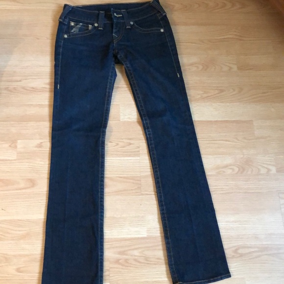 True religion, straight leg leans , size 26 - Picture 2 of 6